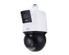 Dual-lens 4MP+4MP PTZ 25x LightHunter full-color