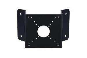 Staffa angolare bullet e dome alluminio nero