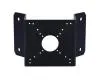 Staffa angolare bullet e dome alluminio nero