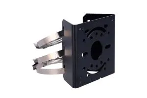 Adattatore palo universale bullet, finitura nera