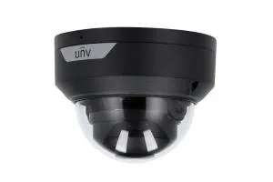 Dome IP 4MP fisso IR 30m PoE IK10 IP67 nero