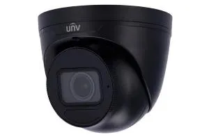 Telecamera dome VF 5 MP IR 40 m PoE nero