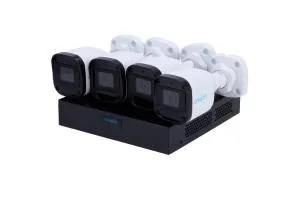 Kit PoE 4 Bullet 2MP + NVR 8CH Uniarch